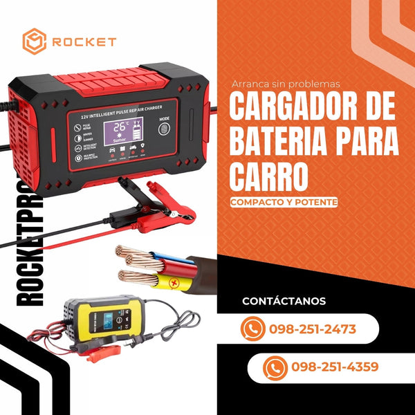 CARGADOR DE BATERIA PARA CARRO